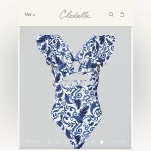 New with tags one piece swimsuit by Cleobella. Size small